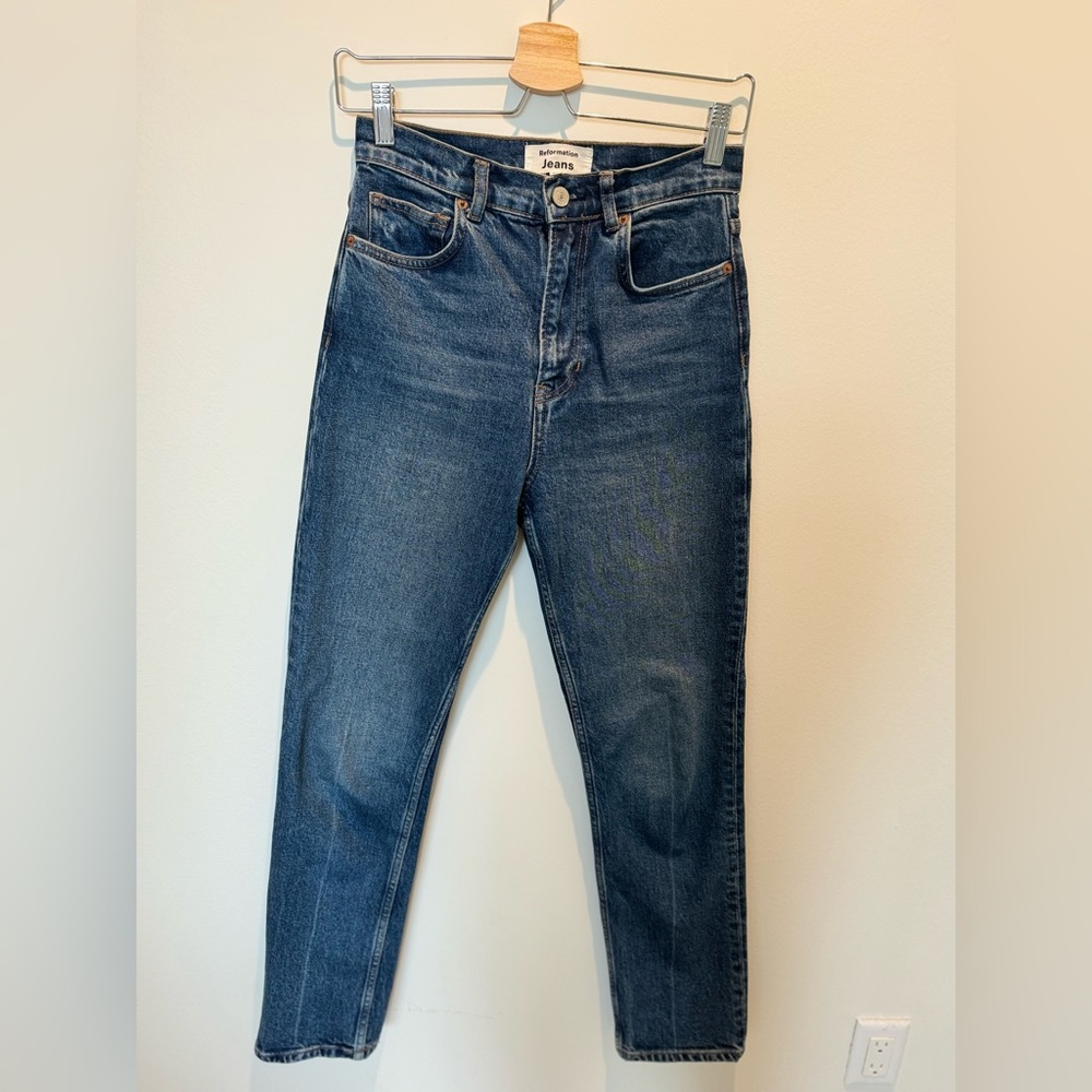 Reformation Liza Ultra High Rise Straight Jean